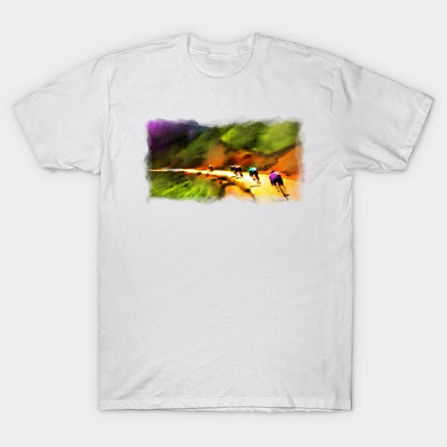 Le Tour de France 02 T-Shirt by Miki De Goodaboom